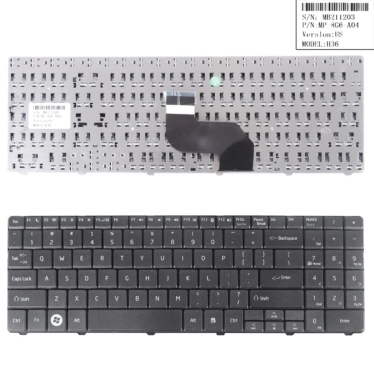 Picture of MSI MedionAkoya E6217 H36YB P6625 MD97409 MD97442 MD97443 MD97483 MD97519 MD97521 MD97639 MD97718 MD97719 MD97728 MD97763 MD97787 BLACK FRAME BLACK(Win8)
